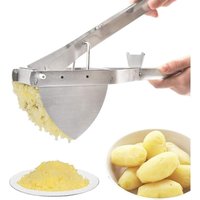 KZQ - Kartoffelstampfer, professioneller Kartoffelstampfer aus Edelstahl für Kartoffelpüree aus Obst und Gemüse KZQ - Kartoffelstampfer, professioneller Kartoffelstampfer aus Edelstahl für Kartoffelpüree aus Obst und Gemüse von KZQ
