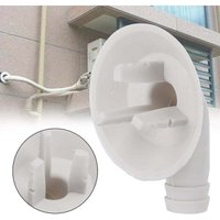 KZQ - Klimaanlagen-Ablaufstutzen mit Winkelstück für Außengeräte, Abflusswasserrohrverbinder KZQ - Klimaanlagen-Ablaufstutzen mit Winkelstück für Außengeräte, Abflusswasserrohrverbinder von KZQ