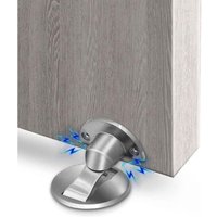 Magnetischer Türstopper, unsichtbarer magnetischer Türstopper aus Edelstahl, robuster magnetischer Türstopper mit selbstklebendem 3M-Türstopper zum von KZQ