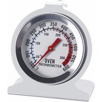KZQ - Ofenthermometer aus Edelstahl für Elektro-/Gasöfen, 5,1 cm großes Zifferblatt, sofort ablesbare Küche, Grill, Smoker (50–300 °C/37,8–315,6 °c) von KZQ