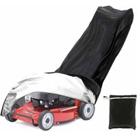 KZQ - Rasenmäher-Abdeckung aus 210D-Polyester, wasserdicht, staubdicht, mit Kordelzug und Aufbewahrungstasche (193 x 63,5 x 112 cm) von KZQ