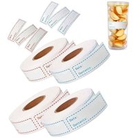 KZQ - Rollen 500 Stück Marmeladenetiketten, Gefrieretiketten, Glasetiketten, selbstklebende Etiketten, für Flaschen, Einmachgläser, Vorratsgläser, von KZQ