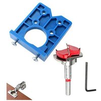 KZQ 35-mm-Scharnierbohrersatz, verstellbare Lochpositionierungsbohrer für die Holzbearbeitung, Tür- und Schrankscharnierinstallation KZQ 35-mm-Scharnierbohrersatz, verstellbare Lochpositionierungsbohrer für die Holzbearbeitung, Tür- und Schrankscharnierinstallation von KZQ