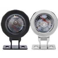 KZQ - Schwarz + Silber Schwimmbadleuchte 10W mit RGB-Fernbedienung IP65 85-265V led Spot Aquarium Unterwasserlampe Tauchbeleuchtung Projektor von KZQ