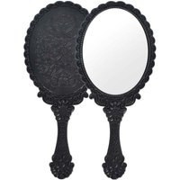 Specchio portatile KZQ confezione da 2), specchio per il trucco, specchio per parrucchiere, specchio portatile professionale, specchio con manico von KZQ