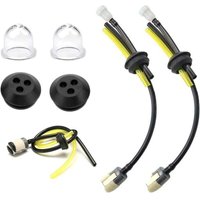 Universal-Kraftstofffilter-Set, Kraftstoffleitung für Rasenmäher mit Starterkugel, für Gartenarbeit und Landwirtschaft, 2 Sets von KZQ