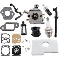 KZQ - Vergaser-Set für Stihl 017 018 MS170 MS180 MS170C MS180C Kettensäge, ersetzt Zama C1Q-S57 1130 120 0603, mit Luftfiltermembran, von KZQ