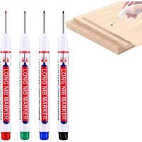 Zimmermannsbleistifte, Tieflochmarker, Zimmermannsmarker, Satz Zimmermannsbleistiftmarker, Marker mit langer Spitze, beschriftbares Metall, Holz und Zimmermannsbleistifte, Tieflochmarker, Zimmermannsmarker, Satz Zimmermannsbleistiftmarker, Marker mit langer Spitze, beschriftbares Metall, Holz und von KZQ