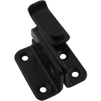 Kipptürschloss, Vorhängeschloss, Schieberiegel, multifunktionales, robustes Schiebetürschloss, schwarz, Öffnung rechts Kipptürschloss, Vorhängeschloss, Schieberiegel, multifunktionales, robustes Schiebetürschloss, schwarz, Öffnung rechts von KZQ