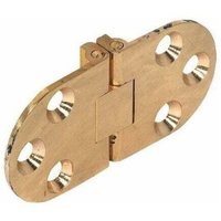 Klapptischscharniere – für Küchentische, Nähmaschinen, Büromöbel, Klapptischplatten – vernickelte, flache, verdeckte Scharniere aus Stahl – poliertes Klapptischscharniere – für Küchentische, Nähmaschinen, Büromöbel, Klapptischplatten – vernickelte, flache, verdeckte Scharniere aus Stahl – poliertes von KZQ