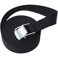 Korb mit 25 mm x 4 m Hebilla für den Transport und die Sicherheit des Handels, Farbe Schwarz (2er-Packung) - KZQ von KZQ