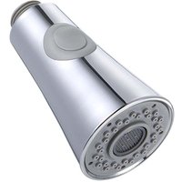 Küchenspüle Wasserhahnkopf, 2 Funktionen, herausziehbarer Sprühkopf mit Rückschlagventil, Ersatzteile, G1/2-Anschlüsse, poliertes Chrom, Ikodm von KZQ