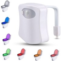 LED-Toilettenlicht / Bewegungsmelder Toiletten- und Badezimmerlicht / Nachtlicht mit 16 verschiedenen Farben von KZQ