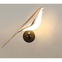 LED-Wandleuchte, 4000K Innenwandleuchte, Moderne Vogellampe Schreibtisch Nachttischleuchte Wandleuchte, Einfache Kreative Vogelwandleuchte von KZQ