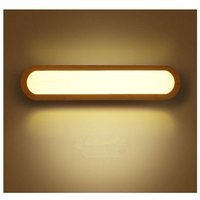 LED-Wandleuchte, Schlafzimmer-Wandleuchte, LED-Innenwandleuchte, dimmbare LED-Holzwandlampe, für Schlafzimmer, Wohnzimmer, Büro, Flur, Treppenhaus, von KZQ
