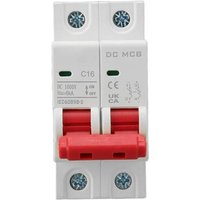 KZQ - Leistungsschalter 2P 6000A Schaltleistung Überlastschutz Mini-Leistungsschalter DC1000V 16A KZQ - Leistungsschalter 2P 6000A Schaltleistung Überlastschutz Mini-Leistungsschalter DC1000V 16A von KZQ