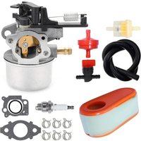 Luftfilter-Kit 591137 590948 Vergaser für Briggs & Stratton 111P02 114P02 11P902 121Q02 121Q07 121S02 121S07 121S75 124Q02 Hydrowash Cordora EX 7365 von KZQ