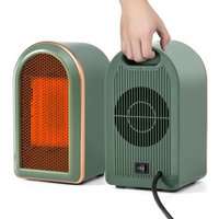 Tragbarer Mini-Elektro-Raumheizer, kleiner Heizlüfter, energiesparende PTC-Keramik, geräuschlose kinetische Heizung, 2 Modi, 1200 W/800 W, Tragbarer Mini-Elektro-Raumheizer, kleiner Heizlüfter, energiesparende PTC-Keramik, geräuschlose kinetische Heizung, 2 Modi, 1200 W/800 W, von KZQ