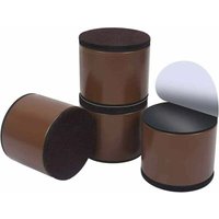 Möbelerhöhungen aus Kohlenstoffstahl – Bett- und Möbelerhöhungen aus Kohlenstoffstahl – Höhe 5 cm – Braune Rundungen Möbelerhöhungen aus Kohlenstoffstahl – Bett- und Möbelerhöhungen aus Kohlenstoffstahl – Höhe 5 cm – Braune Rundungen von KZQ