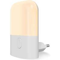 Nachtlicht mit Dämmerungssensor, dimmbar, 3 Helligkeitsstufen, Kindernachtlicht, warmweiß 2700 k von KZQ
