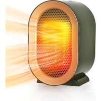 Raumheizer, Mini-Keramik-Heizlüfter, 800/1200 w Elektroheizer, Überhitzungs- und Umkippschutz, 2 Heizmodi, Badezimmer, Home Office von KZQ