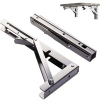 Robuste Regalhalterungen aus massivem Aluminium, faltbare dreieckige Regalhalterung, Wandhalterung für die Küche, verwendet in Küchen, Schlafzimmern, Robuste Regalhalterungen aus massivem Aluminium, faltbare dreieckige Regalhalterung, Wandhalterung für die Küche, verwendet in Küchen, Schlafzimmern, von KZQ