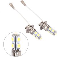 Scheinwerferlampen, 2 x H3 5050 Weiß 9 smd led Xenon DC12V Auto Auto Nebelscheinwerfer Lampe LED-Lampe 6500K Scheinwerferlampen, 2 x H3 5050 Weiß 9 smd led Xenon DC12V Auto Auto Nebelscheinwerfer Lampe LED-Lampe 6500K von KZQ