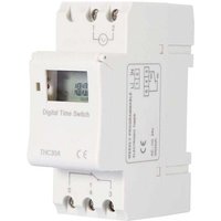 Schiene, elektronisch, THC 15A, 220V, digitaler Timer, programmierbarer Timer für Neonlampen Schiene, elektronisch, THC 15A, 220V, digitaler Timer, programmierbarer Timer für Neonlampen von KZQ