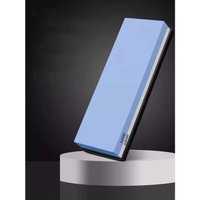Schleifstein mit Körnung 1000/6000, 2-in-1-Profi-Messerschärfer, doppelseitiger Schleifstein mit rutschfester Silikonbasis und Winkelführung von KZQ