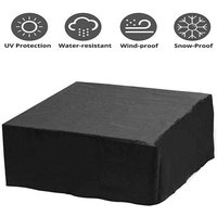 Spa-Abdeckung 200 x 200 x 85 cm, Whirlpool, Swimmingpool, Badewanne, Spa-Abdeckung aus Oxford-Stoff für den Garten im Freien, staubdicht, von KZQ