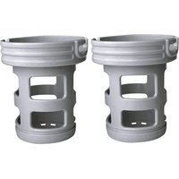 Spa Lite Filter für mspa, Filter für mspa Lite, für mspa Whirlpool Filter - Boote und Whirlpools - Modell ab 2020 (2 Stück Filterhalter) von KZQ
