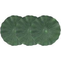 Stück simulierte Lotusblätter, künstliche Pflanze, Seerose, Lotusblatt-Girlande, simulierte künstliche Reservoir-Teich-Ornamente, Dekor, 28 cm von KZQ