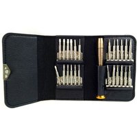 Tragbares 25-in-1-Schraubendreher-Reparatur-Werkzeugset, Schraubendreher für Computer, MacBook Pro, Tablets, pc, Laptops, Handys, Uhren, Brillen, iPad von KZQ