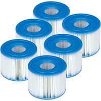 Typ S1 (6er-Pack), Ersatz-Spa-Filter für PureSpa Easy Set Pool-Kartuschen von KZQ
