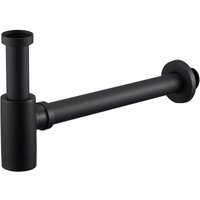 Universal Design Spültisch- und Beckensiphon schwarz mit Reinigungsöffnung Design-Siphon Rohrsiphon Universal Design Spültisch- und Beckensiphon schwarz mit Reinigungsöffnung Design-Siphon Rohrsiphon von KZQ