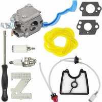 Vergaser mit Luftfilter 545112101 für Husqvarna 125B 125BX 125BV 125BVX Handgebläse ersetzt 581798001 590460102 545081811 mit Einstellwerkzeug - KZQ Vergaser mit Luftfilter 545112101 für Husqvarna 125B 125BX 125BV 125BVX Handgebläse ersetzt 581798001 590460102 545081811 mit Einstellwerkzeug - KZQ von KZQ
