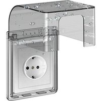 Wasserdichte Steckdosenabdeckung Typ 86, wasserdichte Steckdose, selbstklebende Schalterabdeckung, 10,8 x 7,5 x 12,3 cm, für Badezimmer- und Wasserdichte Steckdosenabdeckung Typ 86, wasserdichte Steckdose, selbstklebende Schalterabdeckung, 10,8 x 7,5 x 12,3 cm, für Badezimmer- und von KZQ