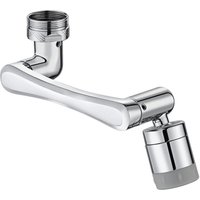 Wasserhahnverlängerung, 1440 Grad schwenkbarer Strahlregler, 2-Modus-Wasserhahnverlängerung für Küchenspüle, 1080 + 360 Grad schwenkbarer Wasserhahnverlängerung, 1440 Grad schwenkbarer Strahlregler, 2-Modus-Wasserhahnverlängerung für Küchenspüle, 1080 + 360 Grad schwenkbarer von KZQ