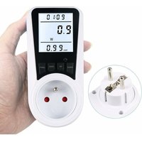 KZQ - Wattmeter-Steckdose, ac 230 v Energiezähler Stromverbrauchszähler, Steckdose zur Überwachung des Stromverbrauchs mit LCD-Anzeige von KZQ