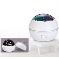 Weißes Nachtlicht mit Sternenprojektor, Nachtlicht zur Schlafzimmerdekoration, tolles Geschenk für Kinder von KZQ