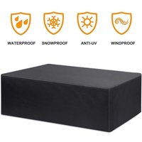 Zubehör für Zäune Gartenmöbelabdeckung Wasserdichter Gartentisch Schutzhülle für Gartenmöbel Sitzgruppe Atmungsaktive Abdeckung Gartenmöbel für von KZQ
