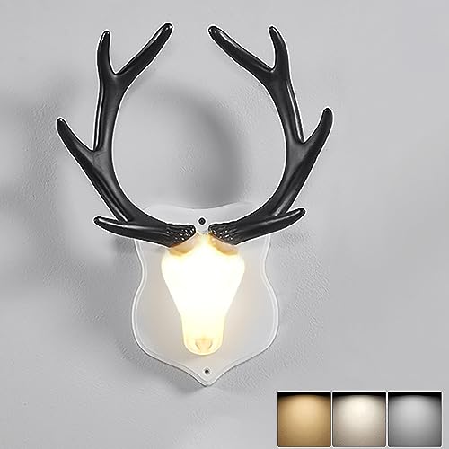 LED Wandleuchte Innen Modern Nachttischlampen Dimmbar Kreativ Flur Wandlampe Weiß Wandbeleuchtung Nachtlampe für Schlafzimmer Wohnzimmer Restaurant Kinderzimmer Treppe Korridor Balkon Wandlicht, 44CM von KZT