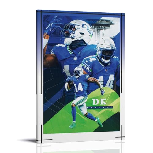 KZXBOCXHV DK Metcalf Poster auf Leinwand, Wandkunst, Heimdruck, Leinwanddruck, Zuhause, Fitnessstudio, Büro, Wand, Schlafzimmer, dekorative Retro-Wandfarbe, Wanddekoration, 60 x 90 cm, Rahmenstil von KZXBOCXHV
