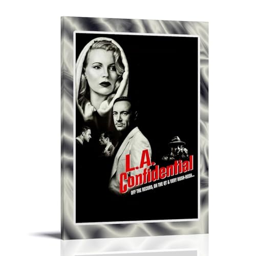 KZXBOCXHV L. A. Confidential Poster auf Leinwand, Wandkunst, Heimdruck, Leinwanddruck, Zuhause, Fitnessstudio, Büro, Wand, Schlafzimmer, dekorative Retro-Wandfarbe, Wanddekoration, 20 x 30 cm KZXBOCXHV L. A. Confidential Poster auf Leinwand, Wandkunst, Heimdruck, Leinwanddruck, Zuhause, Fitnessstudio, Büro, Wand, Schlafzimmer, dekorative Retro-Wandfarbe, Wanddekoration, 20 x 30 cm von KZXBOCXHV