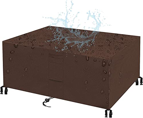 Abdeckung für Gartenmöbel Schwerlast 420D Rechteckige Schutzhülle,wasserdichte Atmungsaktives Staubfest Anti-UV Abdeckhauben Gartenmöbel Abdeckung für Tisch und Stühle Abdeckung für Gartenmöbel Schwerlast 420D Rechteckige Schutzhülle,wasserdichte Atmungsaktives Staubfest Anti-UV Abdeckhauben Gartenmöbel Abdeckung für Tisch und Stühle von KZhanmy