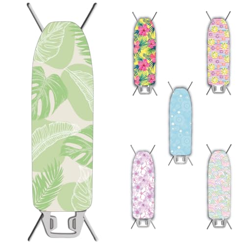 Ka' Mia Bügelbrettbezug mit Gummiband - Universal für Bügelbretter bis 130-40 cm - Stoff 100% Baumwolle und Molton 100% Polyester - Made in Italy (Bahamas) von Ka' Mia