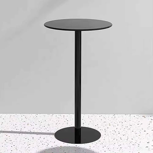 Bartisch Küchentisch Rundes Bistro Frühstück Esszimmer Bars Theke Bistro Pub Cocktailtische mit Fester Tischplatte und Metallrahmen für Home Kitchen Garden von KaBuea