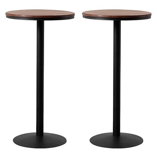 KaBuea 60 cm runder Bartisch, Pub-Tische mit Metallbein und Basis für Cocktailtische im Wohnzimmer und Esszimmer, 2er Pack KaBuea 60 cm runder Bartisch, Pub-Tische mit Metallbein und Basis für Cocktailtische im Wohnzimmer und Esszimmer, 2er Pack von KaBuea