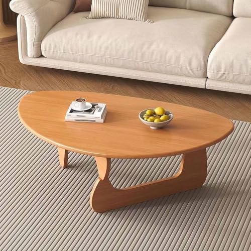 KaBuea Niedriger dreieckiger Couchtisch, Mid Century Beistelltische, Mitteltisch für das Wohnzimmer, Tischbeine aus Massivholz KaBuea Niedriger dreieckiger Couchtisch, Mid Century Beistelltische, Mitteltisch für das Wohnzimmer, Tischbeine aus Massivholz von KaBuea