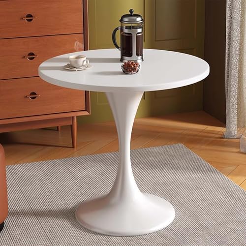 KaBuea Runder Esstisch für 2-4 Personen mit Sockel für Home Office Wohnzimmer Küche Freizeit, Tulpenstil, 2er-Pack von KaBuea